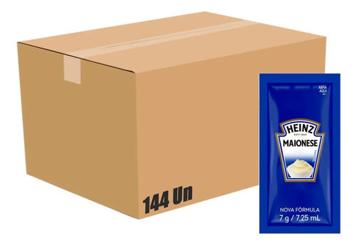 Maionese Sache Heinz Caixa Com 144 Unidades