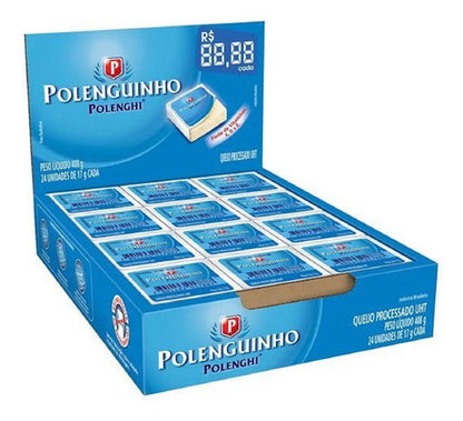 Polenguinho Queijo Processado Uht Original  40 Unidades 17g