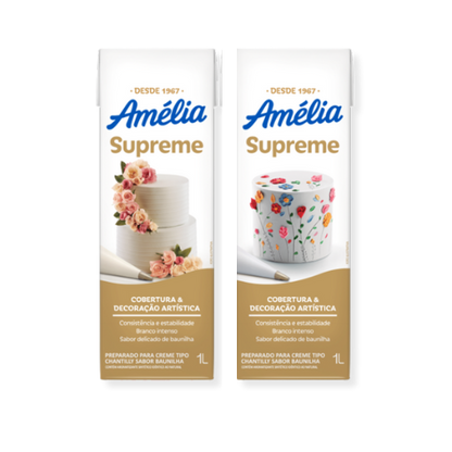 Chantilly Amélia Chanty Mix Supreme Vigor 1L Kit 3 Unidades